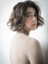 モッズヘア 越谷(mod's hair)&nbsp;□ミントアッシュくせ毛風ボブウルフ115-2★越谷20代30代40代!