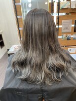 ヘアアンドオアフレア(hair & oahu Le'a) ニュアンス変わる3Dカラー/グレージュカラー