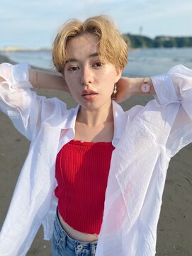 フラミューム 藤枝(flammeum) ブロンド×ハンサムショート