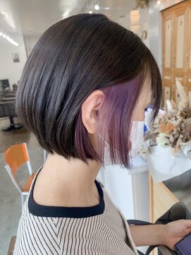 ユラギ フロム ユイマァル 倉敷(YURAGI from YUIMARL) イヤリングカラー×パープル