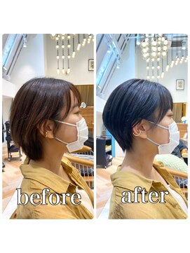 ロンド レグリーズ 立川(Lond leglise) 【山方 直也】グレージュカラー×マッシュショート×美髪