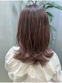 ハイライトカラー×ミディアムレイヤー