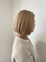 トープ(taupe)&nbsp;blond bob