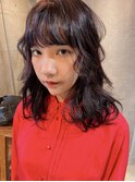 【ANDREY shunpei】 インナーグレージュマチルダボブ/前髪/丸型