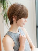 20代30代/大人かわいい/ハンサムショート/前下がりショートボブ