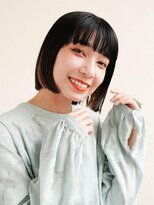 ジュール サウス 新宿南口(Joule South) ミディアムヘア/斜めバング/グレージュカラー/新宿駅