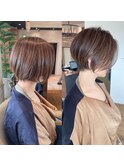 前下がりショート/前髪/絶壁解消/小顔効果/30代/40代【橋本】