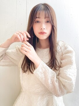 ビーチ(BEACH) ニュアンス前髪ゆるふわロングナチュラルストレート