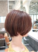 丸みショートヘア