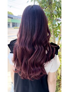 カルム(calme) ブリーチなしチェリーレッド