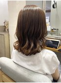 ミディアム透明感ココアベージュ