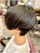 サーティエイト(38) 大人くびれ丸みハンサムショート/カット/ボブ/髪質改善/元町/