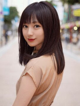 ミラリー トウキョウ(Mirareee Tokyo) 【F】艶感たっぷりストレートマロンベージュカラー