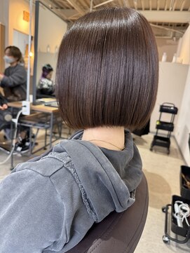 ミリ 久留米(miri..) タッセルボブ/切りっぱなし/ショート/RYOTA