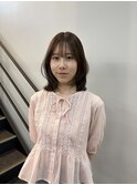 大人ガーリー大人美人透明感髪質改善ニュアンスくすみカラー