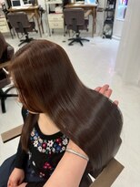 ハピネス クローバー 学園前店(Happiness CLOVER)&nbsp;レイヤーロング　艶髪　ベージュカラー