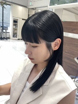 エムタニグチミュー(MTANIGUCHI Mieux) ブルベカラー/ブルーブラック/暗髪/艶々ブラック