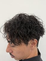 ビカムメンズヘアー 栄店(become men's hair)&nbsp;時短セット！縦落ちセンターパート／名古屋栄メンズパーマ