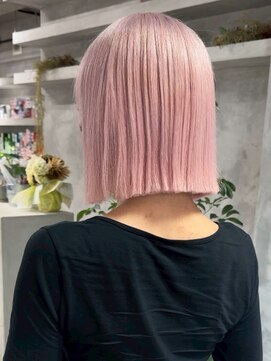 アポロ 横浜駅店(apollo) xカラー/ホワイトグレージュ/レイヤーカット/チェリーブラウン