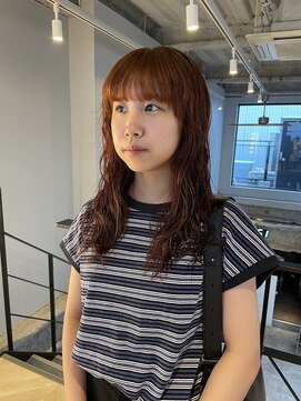 ヌープヘアーアイス(NUUP.hair ici) ★ブリーチなし暖色バーガンディワインレッドボルドーオレンジ