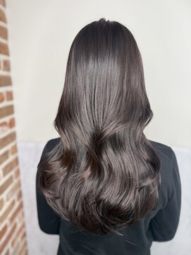 エニー 栄(Any) レイヤーカット×グレージュ