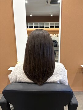 リバティ 登戸(Liberty) セミロング×アッシュカラー