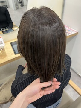 オリンテ バイ レシッド 表参道(orente by rcid) ぱつっとロブヘア◎オリーブグレージュ