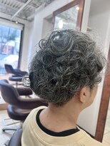 ジャストビューティー シュシュ 横須賀中央店(Just Beauty Chou Chou) 【根岸真奈美】刈り上げ/アシメショートボブ/パーマスタイル