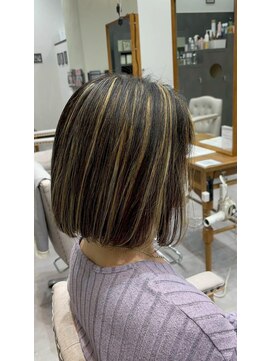 ヘアーワークス ボナ ウニクス店(HAIR WORKS bona) メッシュ グラデーションカラー