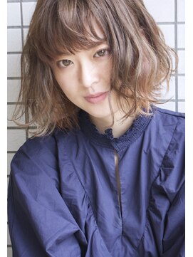 テーラ(tela) 【tela】セクションオレンジ・グレージュボブ【溝の口】