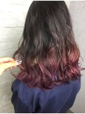 バイオレットグラデーション!グレージュ池袋美容室