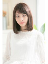 リネット ヨコハマ バイ リトル(linette yokohama by little)&nbsp;透けバング×前下がりボブ