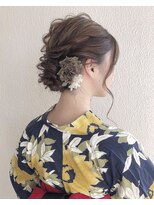ノアーズアーク(NOAH'S ARK)&nbsp;♪大人カジュアル浴衣まとめ髪♪