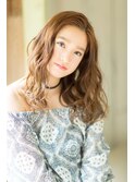 【Hair&eye L.o.g】☆無造作カールベージュセミロング☆