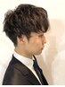 【メンズにおススメ！】眉スッキリ男前コース！！★カット+眉カット　￥6,600