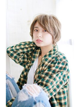ヘアーアンドスマイル バル(hair&smile Baru) ハイトーンボブ