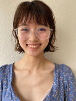コクーン(Cocoon) プツっとボブ#ネビージュ#大人かわいい#美髪#ホワイトグレージュ