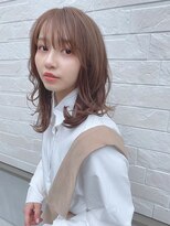 イース バイ アンブルリュクス 北千住(Ease by amble luxe)&nbsp;Aライン／マロンベージュ／ドレスヘア/かきあげ／ニュアンス