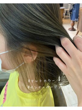 タヒエ(tahie) #インナーベージュ #イヤリングカラー