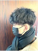 マッシュでつくるメンズツイストスパイラルパーマ