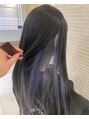 ミューズ おゆみ野店(HAIR & NAIL MUSE)&nbsp;ブルー系インナーカラー♪