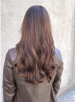 マノハル(MANOHARU)&nbsp;フェミニンロング　ショコラブラウン