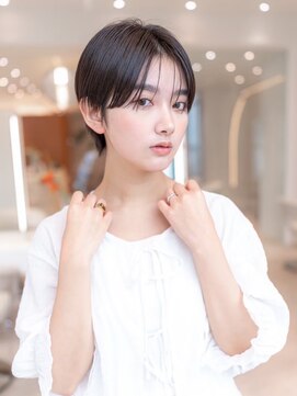 イルハバナ 渋谷(ill HAVANA) 丸みショート/グレージュ/ひし形/小顔前髪/20代30代大人かわいい