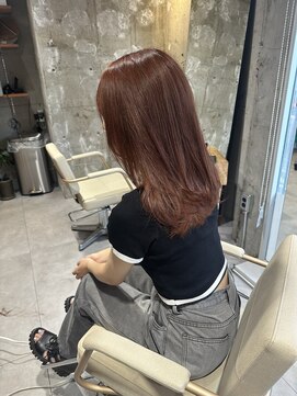 エッセ 大阪梅田茶屋町店(esse) オレンジブラウンカラー×オシャレイヤー