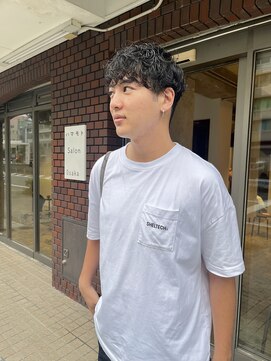 ハマモト 無造作パーマスタイル