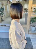ミニボブ/シースルーバング/艶感/トリートメント/前髪カット