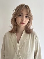 キャラハーフ 池袋東口店(KYARA HALF)&nbsp;大人ウルフ/ミディアムレイヤー/フェイスレイヤー