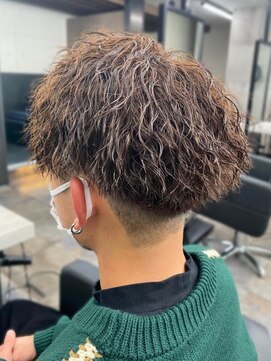 スターズ 柏(STARS) マッシュショート ブラウンカラー 束感 ツイストスパイラル