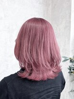 デミヘアー(Demi hair)&nbsp;ピンク×ネオウルフ