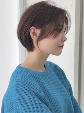 ビュー フクオカ(VIEW FUKUOKA) 大人似合わせレイヤーカット30代40代50代ショート×アースカラー